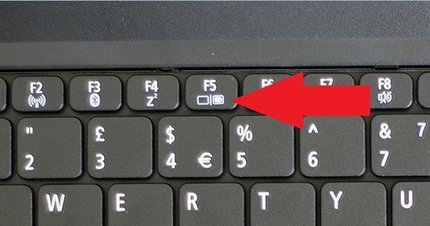 кнопки для включения экрана на ноутбуке